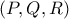 (P,Q,R)