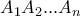A_1A_2...A_n 