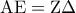 {\rm A}{\rm E} = {\rm Z}\Delta