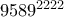 9589^{2222}