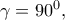 \gamma =90^0,