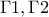 \Gamma1, \Gamma2