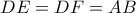 DE=DF=AB