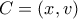 C = (x,v)