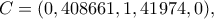 C=(0,408661, 1,41974, 0),