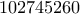 102745260 102745260