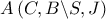 A\left( {C,B\backslash S,J} \right) A\left( {C,B\backslash S,J} \right)