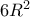 6R^2