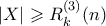 |X| \geqslant R_k^{(3)}(n) |X| \geqslant R_k^{(3)}(n)