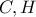 C,H