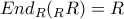En{{d}_{R}}({}_{R}R)=R En{{d}_{R}}({}_{R}R)=R