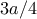 3a/4