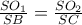 \frac{SO_{1}}{SB}=\frac{SO_{2}}{SC}