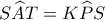 S\widehat AT = K\widehat PS
