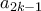 a_{2k-1}