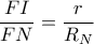\displaystyle \frac{FI}{FN} = \frac{r}{R_{N}}