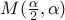 M(\frac{\alpha }{2},\alpha )