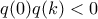 q(0)q(k)<0 q(0)q(k)<0