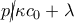 p \cancel{|} \kappa c_{0}+\lambda p \cancel{|} \kappa c_{0}+\lambda