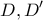 \displaystyle{ 
D,D{'} 
}