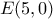 \displaystyle{E(5,0)}