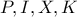 P,I,X,K