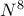 N^8