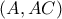 \left( {A,AC} \right)