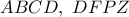 ABCD,\ DFPZ