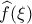 \widehat{f}(\xi )