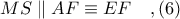 MS\parallel AF\equiv EF\ \ \ ,(6) MS\parallel AF\equiv EF\ \ \ ,(6)