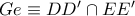 Ge\equiv DD{'}\cap EE{'}