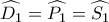 \widehat{D_1}= \widehat{P_1}= \widehat{S_1}
