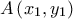 \displaystyle{A\left( {{x_1},{y_1}} \right)}