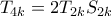 T_{4k} = 2T_{2k}S_{2k}