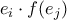 e_i \cdot f(e_j)