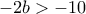 -2b>-10 -2b>-10
