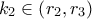 \displaystyle{k_{2}\in \left( r_{2},r_{3}\right)}