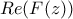 Re(F(z))