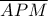\overline {APM} 
