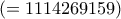 (=1114269159)