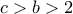 c>b>2