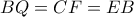 BQ=CF=EB BQ=CF=EB