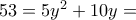 53=5y^2+10y=