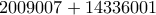 2009007+14336001