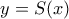 y=S(x)
