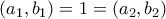 (a_1,b_1) = 1 = (a_2,b_2)