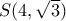 S(4,\sqrt 3})
