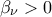 \beta _{\nu }>0