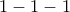 1-1-1
